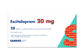ESCITALOPRAM 20 MG 28 TBS SZ - Uno A Droguerias