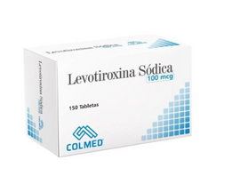 (F) LEVOTIROXINA 100 MCG 150 TABLETAS PC - Uno A Droguerias