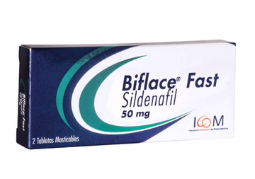 Biflace Fast Sildenafil 50 mg 2 Tabletas — Icom