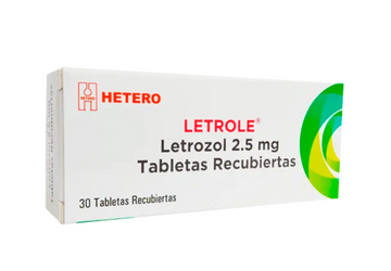 Letrole 2.5mg letrozol 30 tabletas — Hetero