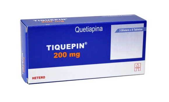 TIQUEPIN (QUETIAPINA) 200 MG 30 TABLETAS HT