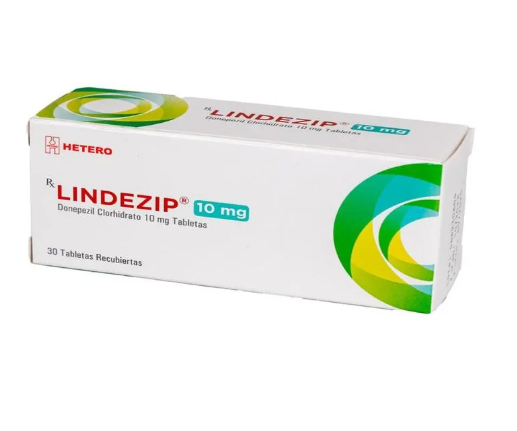 Lindezip 10 mg (Donepezilo) 30 Tabletas — Hetero