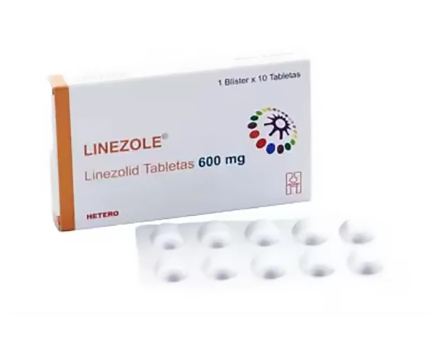 Linezole 600 mg (Linezolid) 10 Tabletas — Hetero