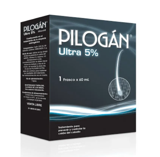 Pilogan Ultra Minoxidil 5% Loción 60 ml