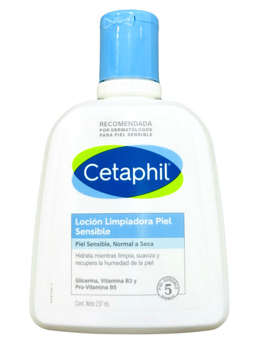 CETAPHIL LOCION LIMPIADORA PIEL SENSIBLE 237 ML