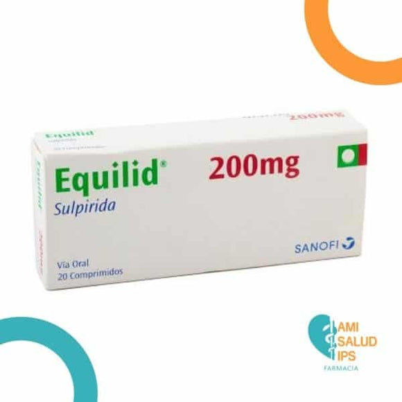 Equilid sulpirida 200mg 20 cápsulas — Sanofi-Aventis