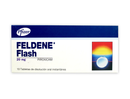 Feldene Flash piroxicam 20mg caja con 10 tabletas — Pfizer