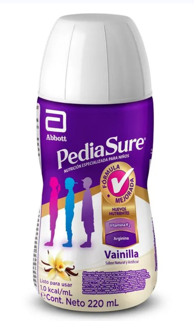 PEDIASURE LIQUIDO VAINILLA BOTELLA 220 ML