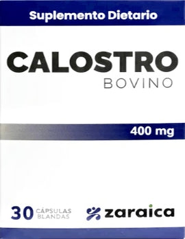 CALOSTRO BOVINO 400 MG 30 CAPSULAS (ZARAICA)