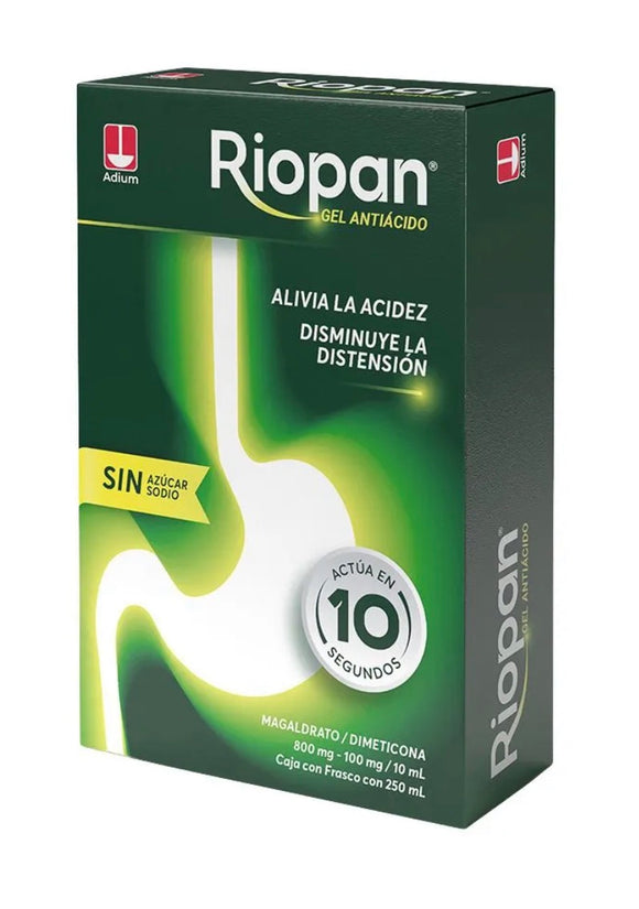 Riopan Magaldrato + Dimeticona Frasco 250 ml — Tecnofarma