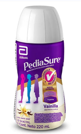 Pediasure Líquido Vainilla Botella 220 ml - Complemento nutricional infantil Abbott
