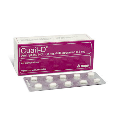Cuait-D Amitriptilina/Trifluoperazina 40 Tabletas