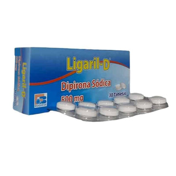 Ligaril-D dipirona sódica 500mg 10 tabletas — Bioquifar