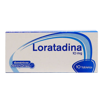 Loratadina 10mg 10 Tabletas — Coaspharma