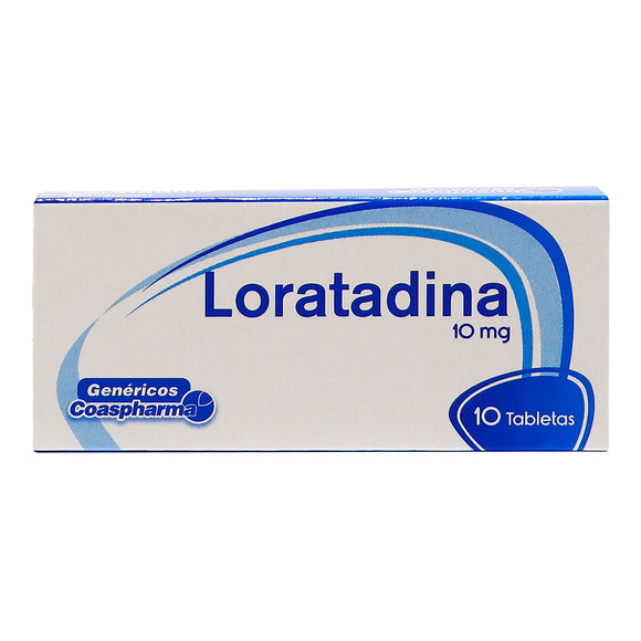 Loratadina 10mg 10 Tabletas — Coaspharma