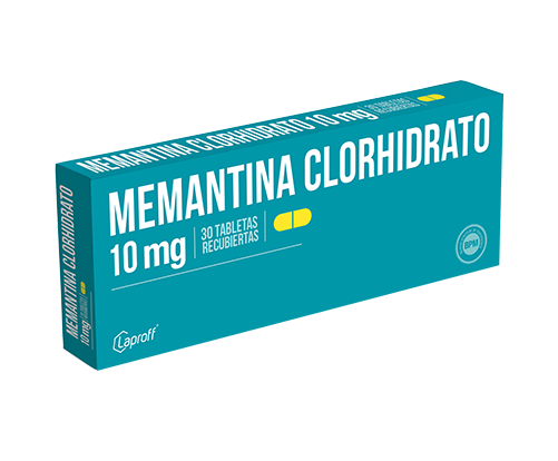 Memantina Clorhidrato 10 mg 30 Tabletas LP