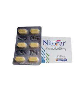Nitofar Nitazoxanida 500mg 6 Tabletas Recubiertas — Farmaser
