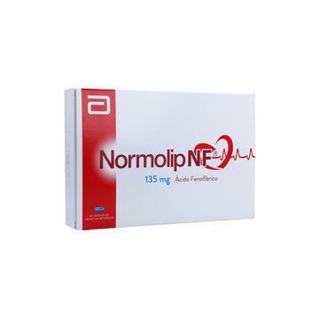 Normolip NF fenofibrato 135mg 30 cápsulas — Lafrancol