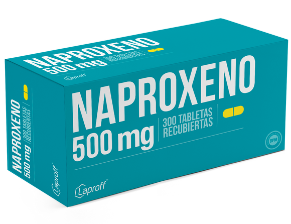 Naproxeno 500mg 300 Tabletas LP — Laproff