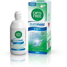 Optifree Pure Moist solución lentes contacto 300ml+60ml — Alcon