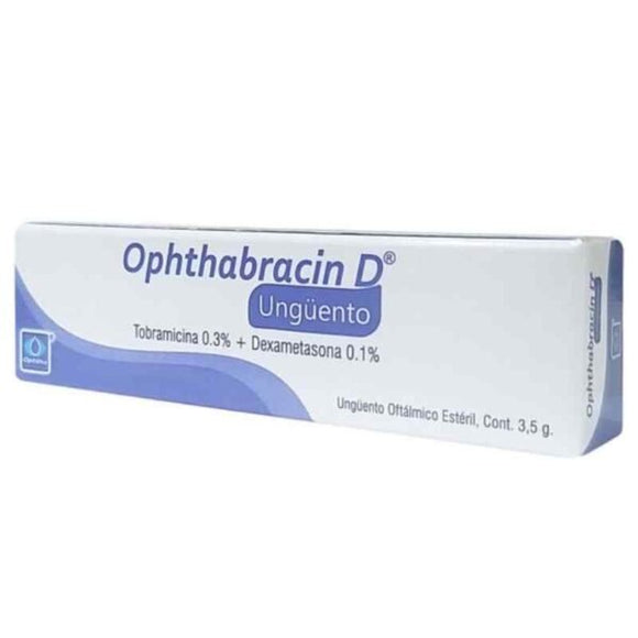Ophthabracin D Ungüento Oftálmico 3,5g tobramicina dexametasona — Especialidades Oftalmológicas