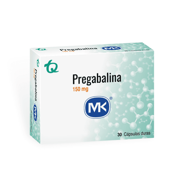 Pregabalina 150 mg 30 cápsulas — MK Tecnoquímicas