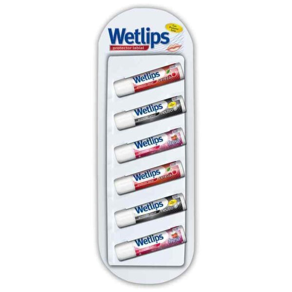 Wetlips Protector Labial Surtido Dispensador 6 Unidades — ICOM