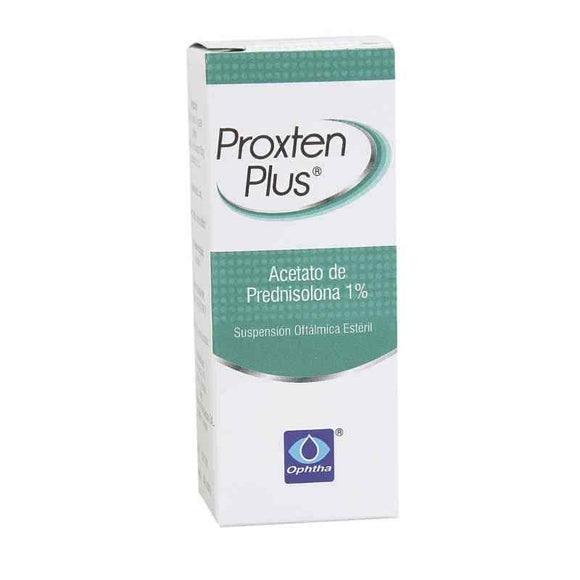 Proxten Plus Acetato de Prednisolona 1% Suspensión Oftálmica Frasco 5ml — Especialidades Oftalmológicas