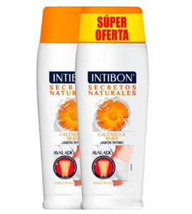2 JABON INTIMO INTIBON CALENDULA MUJER 210 G