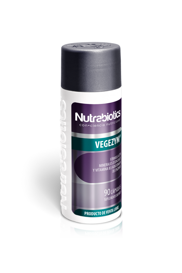 Vegezym Enzimas Digestivas 90 Cápsulas — Nutrabiotic