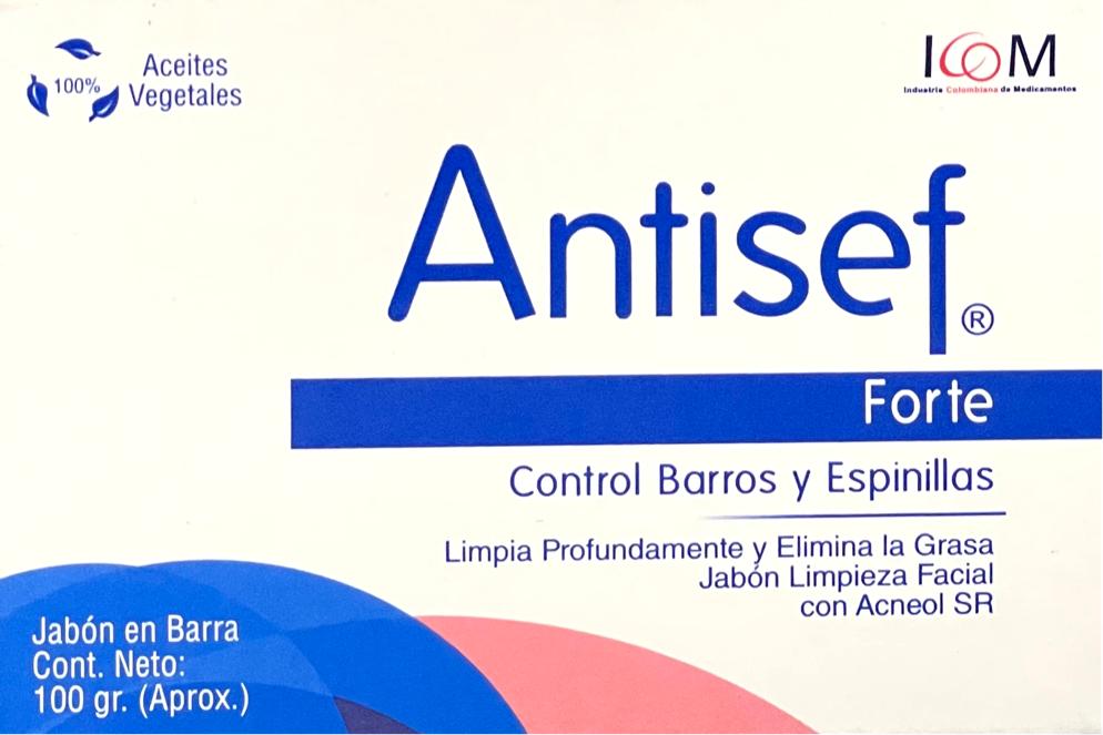 JABON ANTIACNE ANTISEF FORTE 100 GR ICOM (LR)