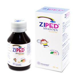 Ziped Sulfato de Zinc 2mg/mL Solución Oral 90mL — Novamed
