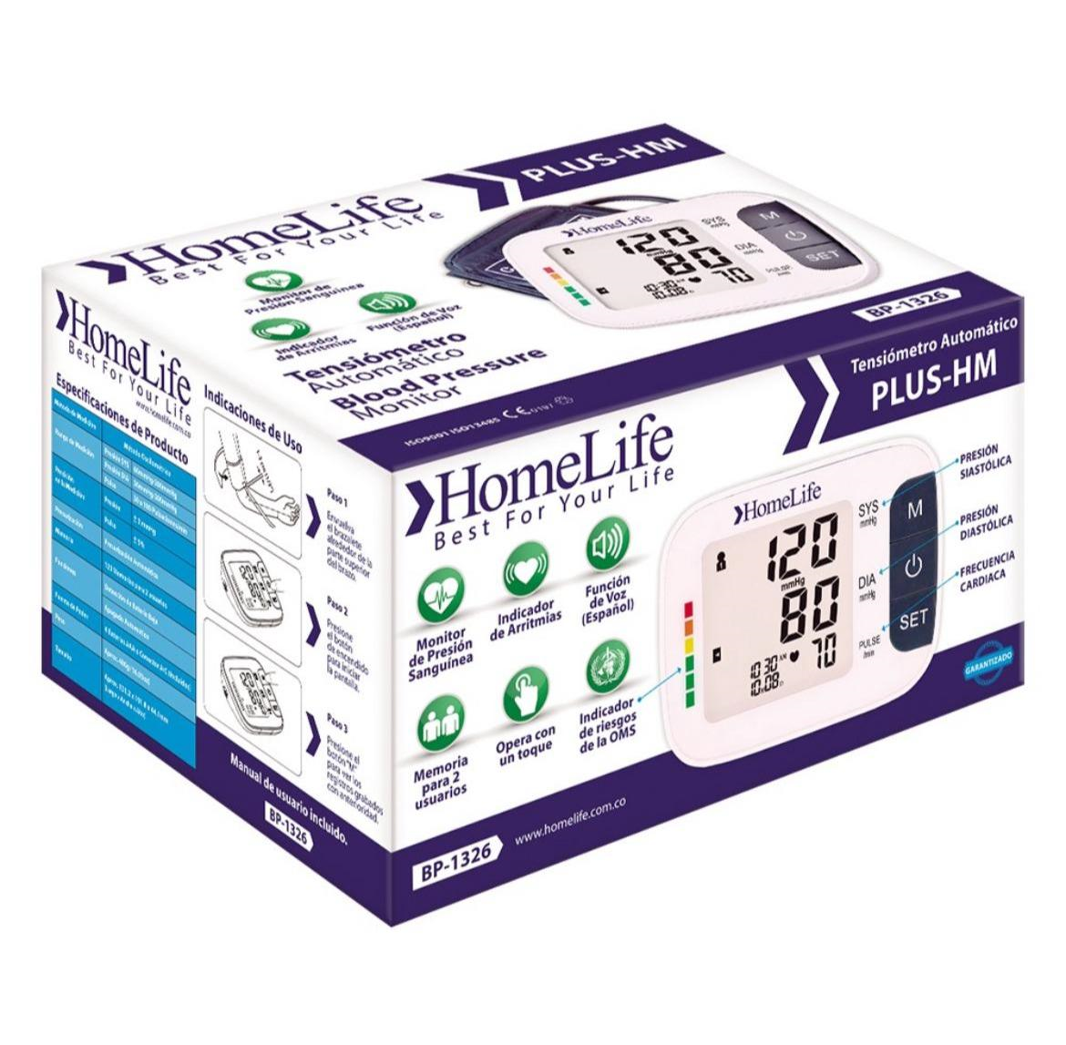 TENSIOMETRO HOME LIFE PLUS-HM