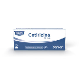 Cetirizina 10mg 250 tabletas — Bussié