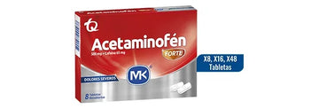 Acetaminofén Forte MK acetaminofén 500 mg + cafeína 65 mg tabletas — Tecnoquímicas