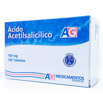Ácido Acetilsalicílico 100mg 100 Tabletas — Lafrancol