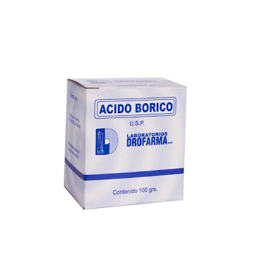 Ácido Bórico 100 gr Drofarma