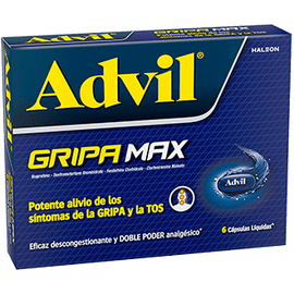 Advil Gripa Max Ibuprofeno 400mg 40 cápsulas — Haleon
