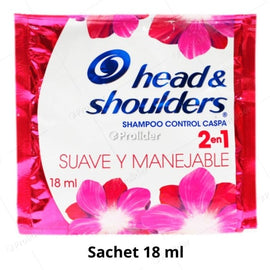 Shampoo Head & Shoulders 2en1 Piritionato de zinc 18ml x12 sobres — Procter & Gamble Colombia