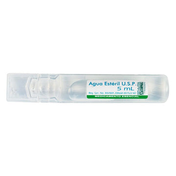 Agua Estéril 5ml Corpaul ampolla