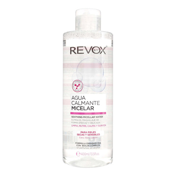 Agua micelar Revox calmante 400 ml