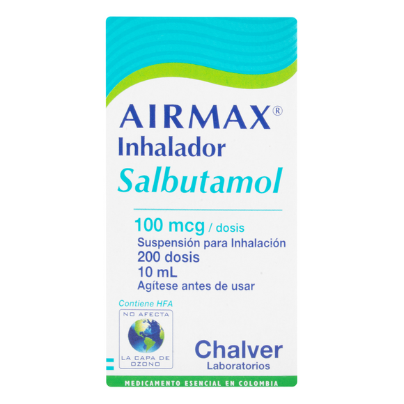 Airmax 100mcg inhalador 200 dosis — Chalver