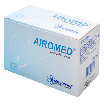Airomed 4mg Montelukast granulado oral 30 sobres — Novamed