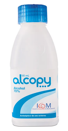 Alcopy Alcohol Antiséptico 70° 120 ml — Icom