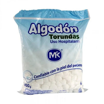 Algodón Torunda 500g MK — Tecnoquímicas