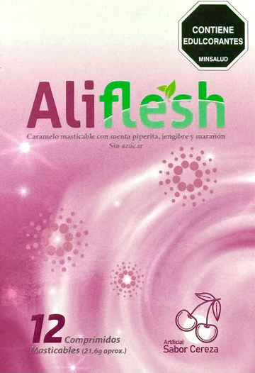 Aliflesh Sabor Cereza 12 Comprimidos Masticables