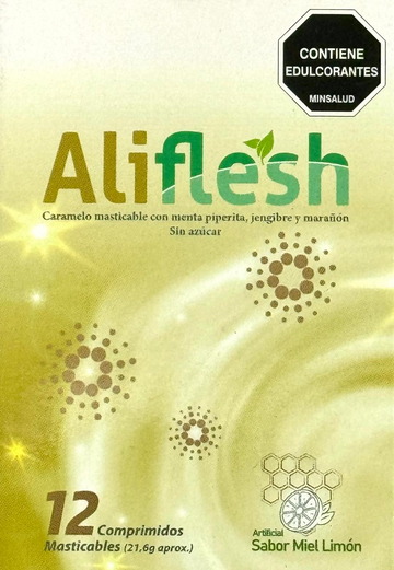 Aliflesh sabor miel limón 12 comprimidos masticables
