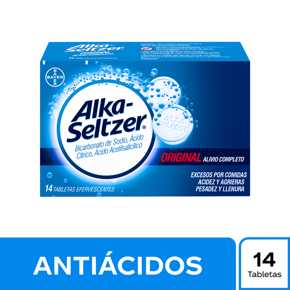Alka Seltzer 14 tabletas — Bayer