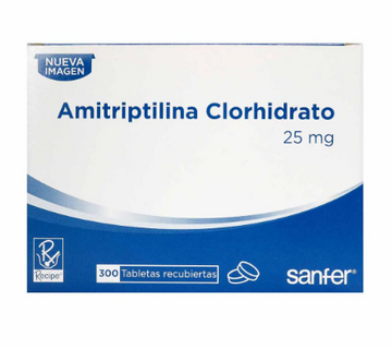Amitriptilina 25 mg 300 tabletas — Bussié