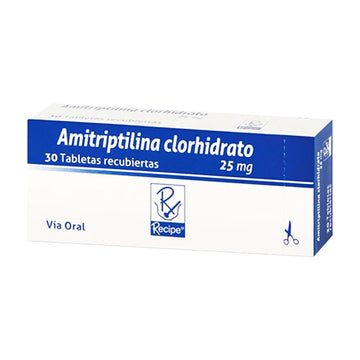 Amitriptilina 25 mg 30 Tabletas — Bussié